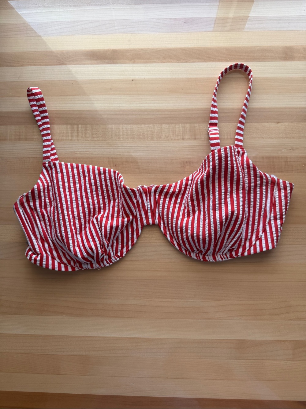 Abercrombie & Fitch Curve Love Balconette Underwire Bikini Top- XL - Picture 3 of 8
